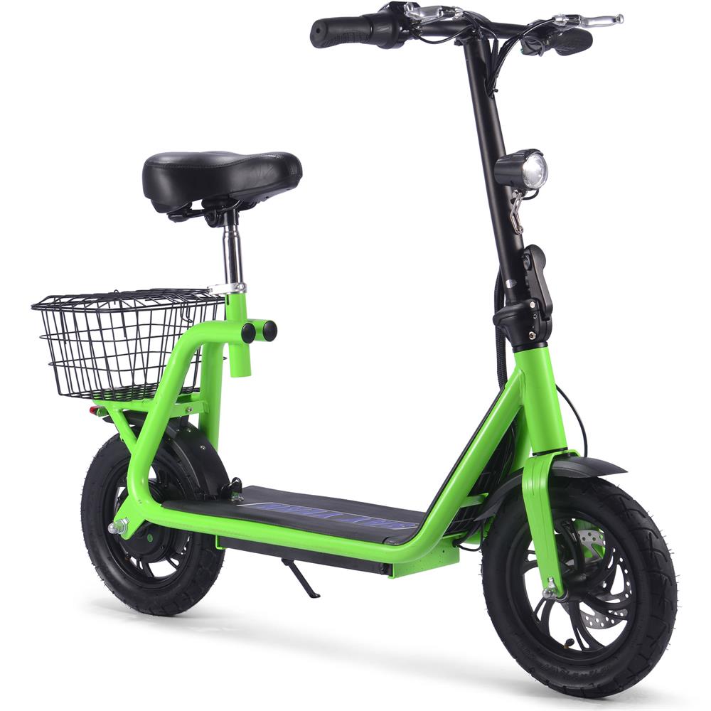 MotoTec Metro 36v 350w Lithium Electric Scooter - Green