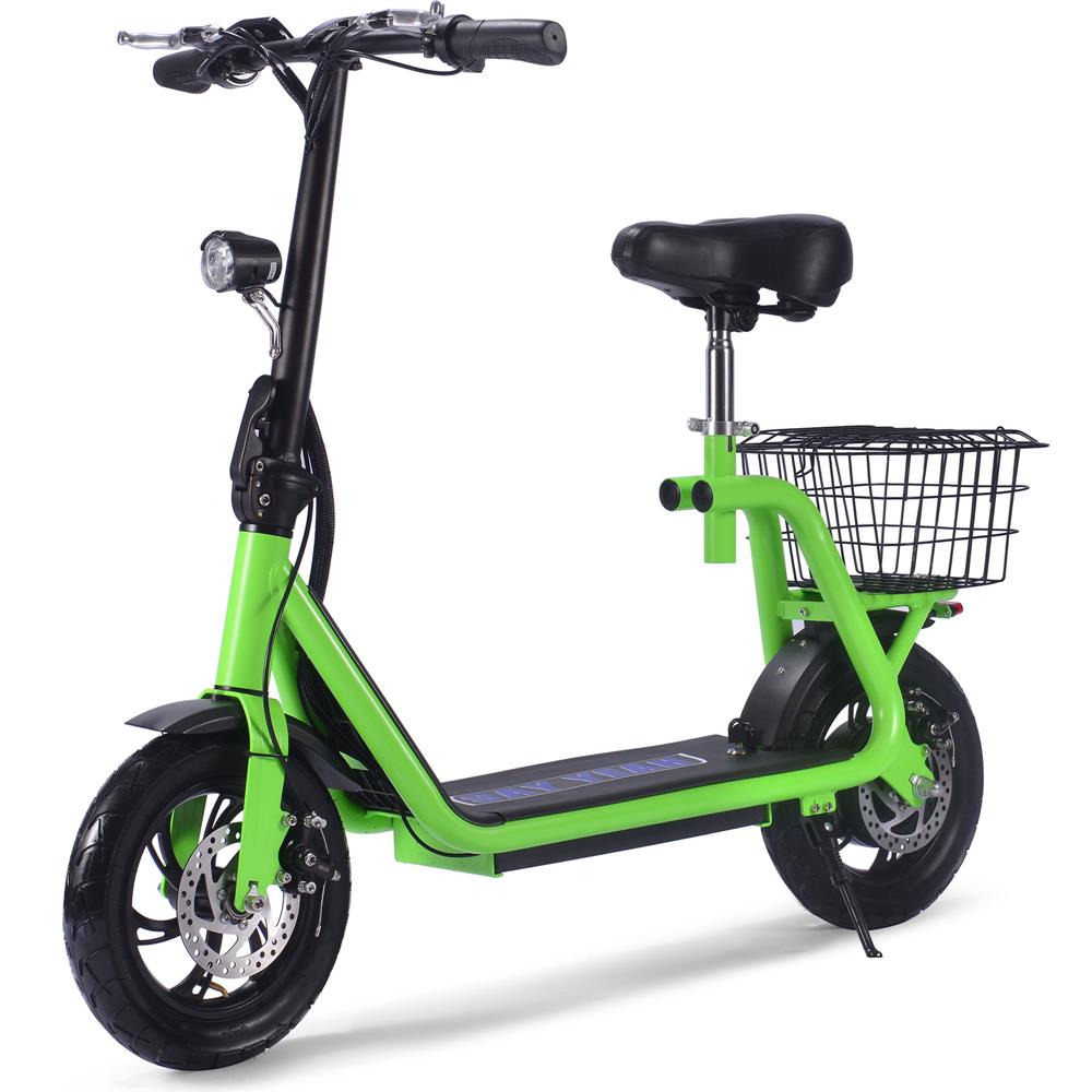 MotoTec Metro 36v Electric Scooter - Green