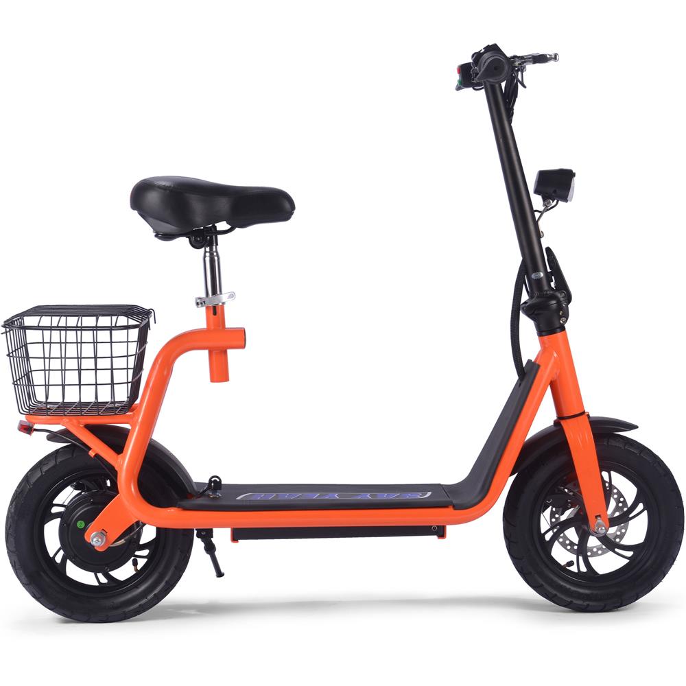 MotoTec Metro 36v 350w Lithium Electric Scooter - Orange