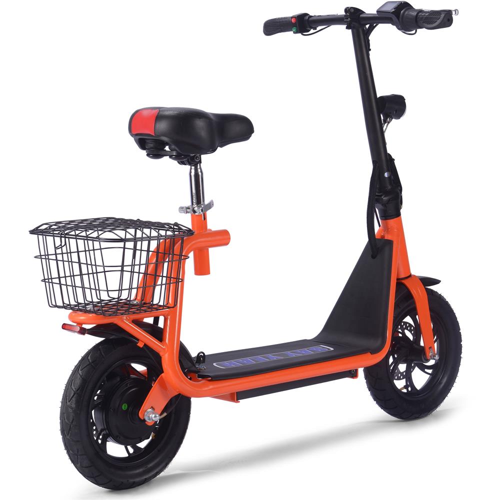 MotoTec Metro 36v 350w Lithium Electric Scooter - Orange