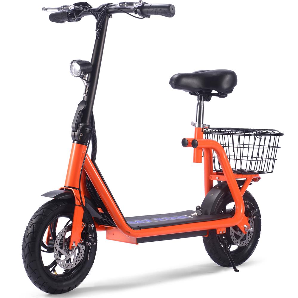 MotoTec Metro 36v 350w Lithium Electric Scooter - Orange