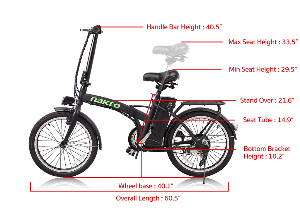 Nakto Fashion Black Bike | Electric Bike | Fat Tire Bike | Bike Lover USA