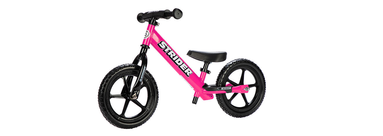 Strider 12 Sport Balance Bike - Pink