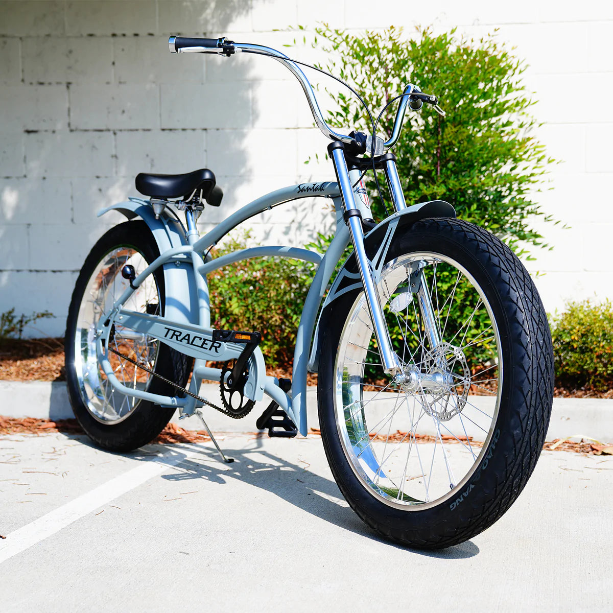 Tracer Santak GT 26" Chopper Stretch Cruiser Fat Tire Bike