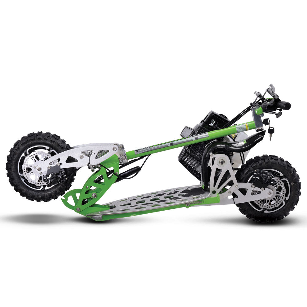 Mototec/UberScoot 70x 2-Speed Gas Scooter Green