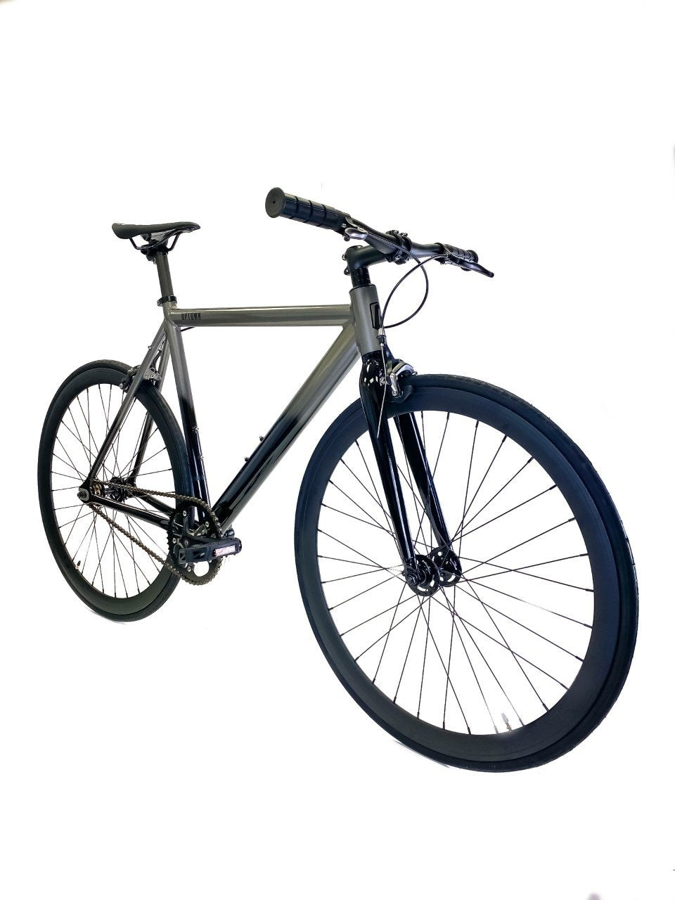 Golden Cycles - Uptown - Black Grey | Single Speed Road Bike | Single Speed Cycle | Fixed Gear Bike | Fixie Bike | Affordable Cycle | Track Bike | Golden Cycles | Bike Lover USA