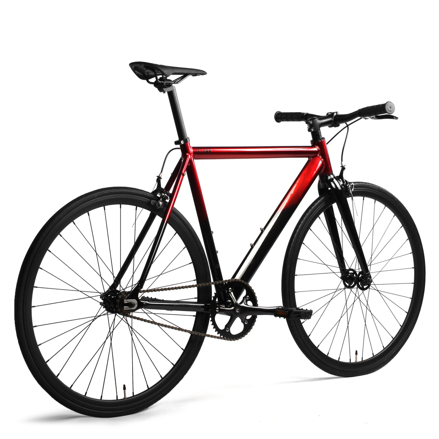 Golden Cycles - Uptown - Red Black | Single Speed Road Bike | Single Speed Cycle | Fixed Gear Bike | Fixie Bike | Affordable Cycle | Track Bike | Golden Cycles | Bike Lover USA