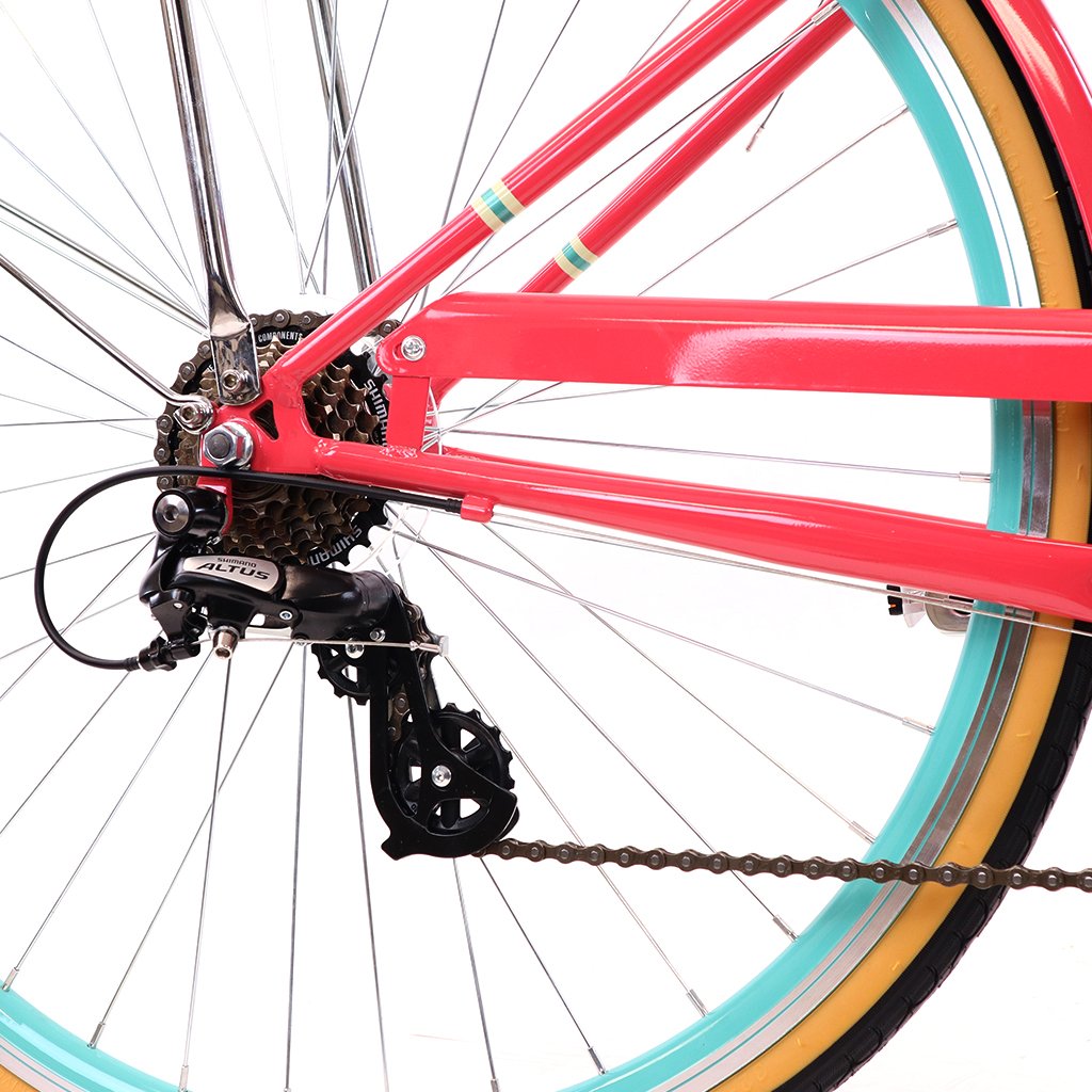 ZF Bikes - Civic Women 7Speed - Salmon