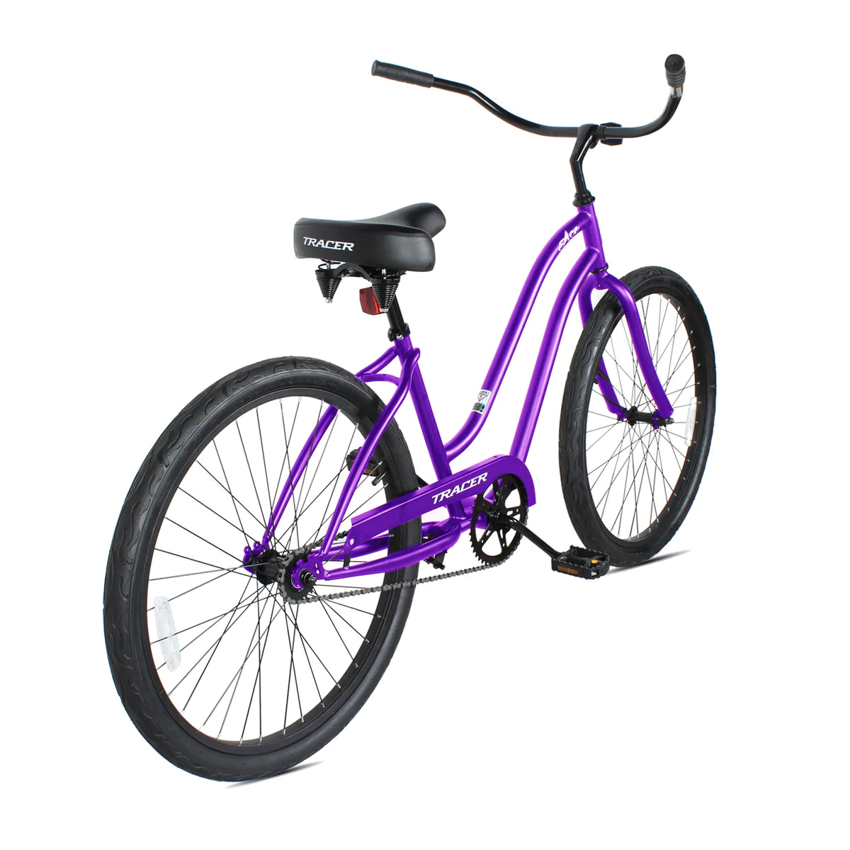 Tracer ACE-F 26" Beach Cruiser Bikes Single Speed - Purple | Beach Cruiser Bikes | Cruiser Bikes | Beach Bikes | Single Speed | Adult Bike | Bike Lover USA