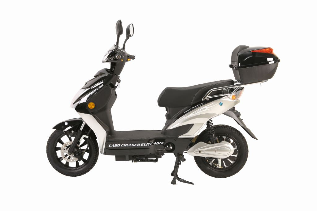 X-Treme Cabo Cruiser Elite 48 Volt Electric Bicycle Scooter-Black