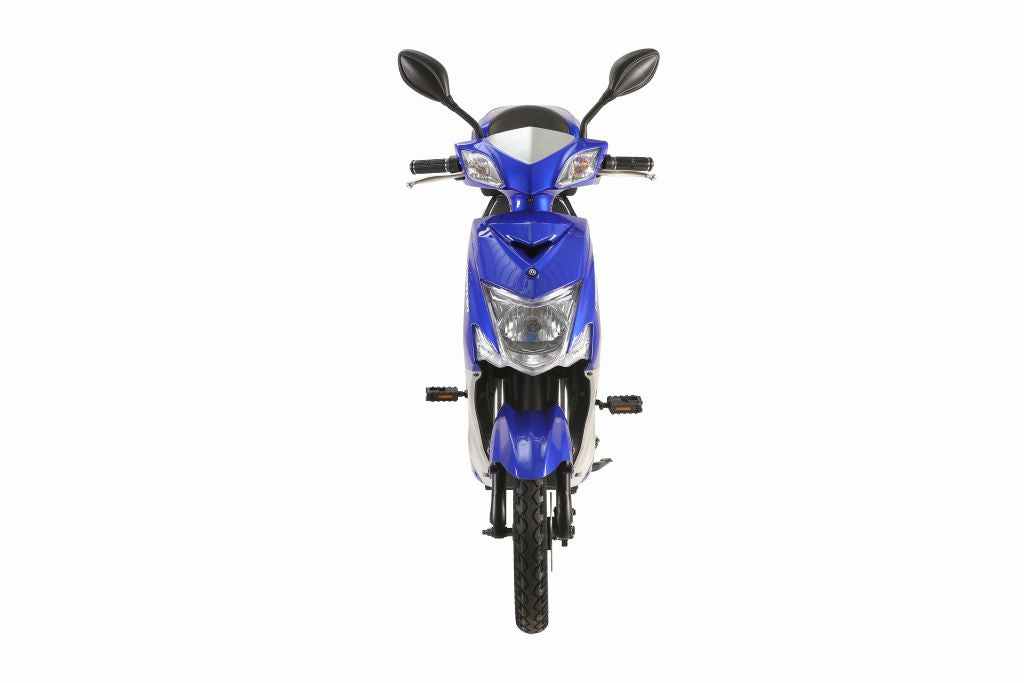 X-Treme Cabo Cruiser Elite 48 Volt Electric Bicycle Scooter-Blue