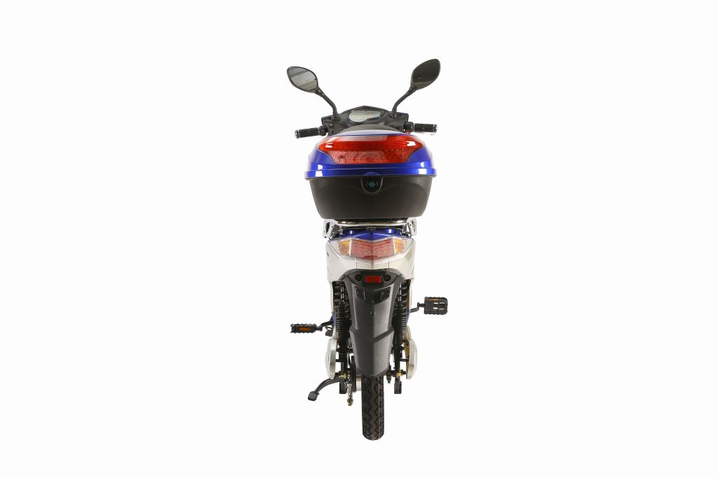 X-Treme Cabo Cruiser Elite 48 Volt Electric Bicycle Scooter-Blue