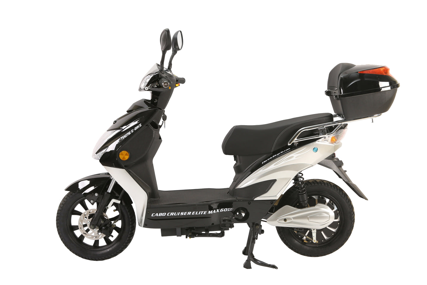 X-Treme Cabo Cruiser Elite Max 60 Volt Electric Bicycle Scooter-Black