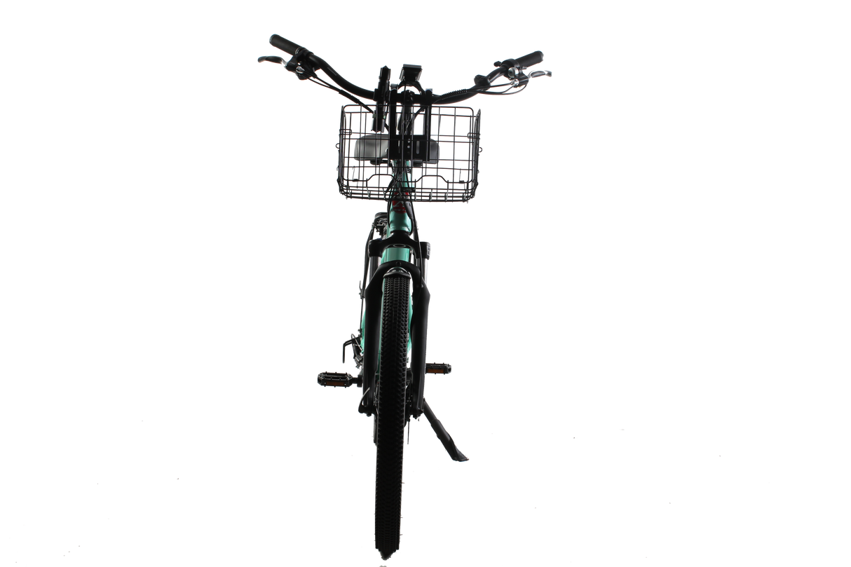 X-Treme Catalina 48V Electric Step-Through Beach Cruiser Bicycle 500W Rear Hub Motor 25 mph 48V 10.4Ah LiFePO4 Battery