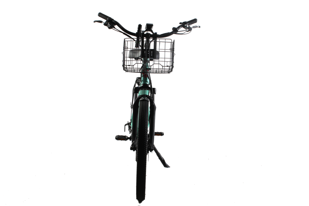 X-Treme Catalina 48 Volt Electric Step-Through Beach Cruiser Bicycle-Green