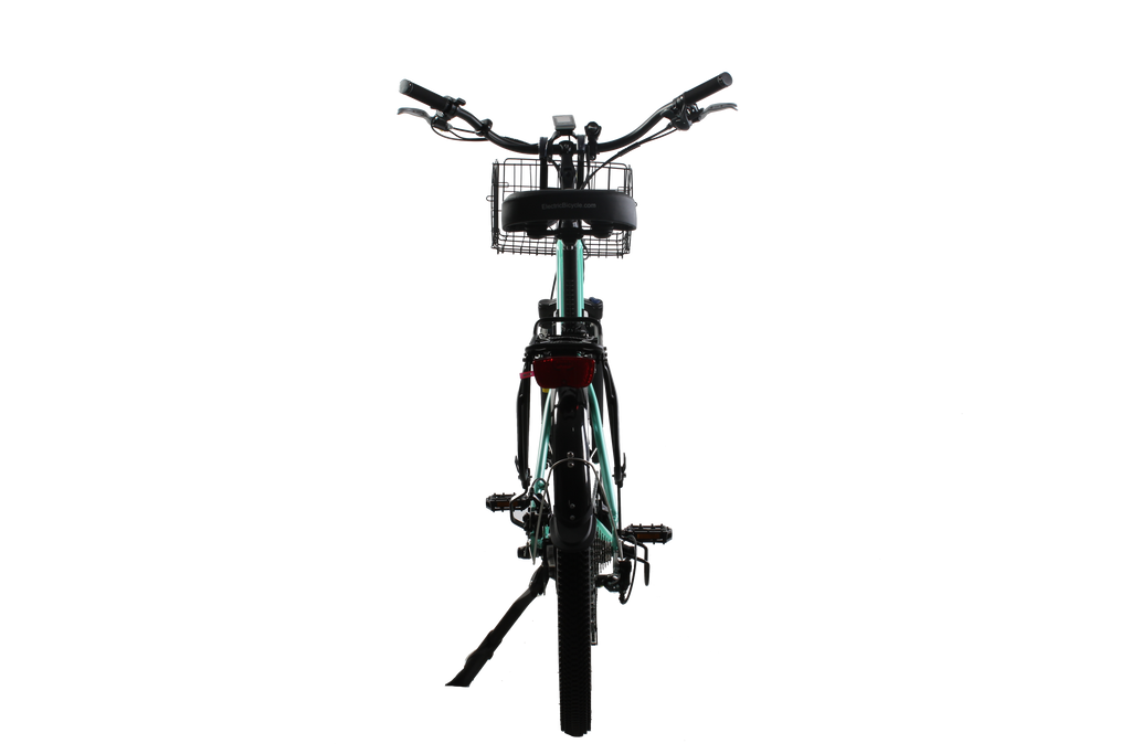 X-Treme Catalina 48 Volt Electric Step-Through Beach Cruiser Bicycle-Mint Green