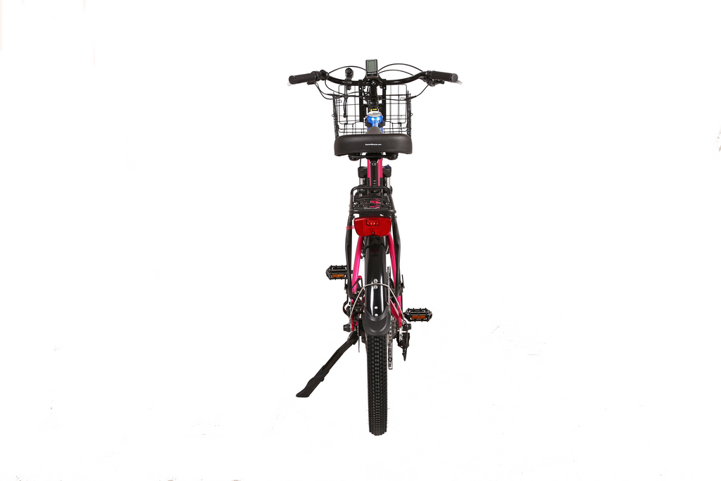 X-Treme Catalina 48 Volt Electric Step-Through Beach Cruiser Bicycle-Pink