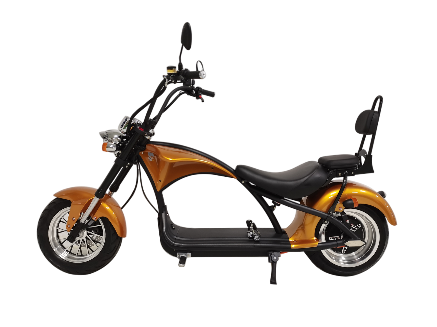 M1 2 Seater 2000W 30Ah Citycoco Electric Scooter - Gold