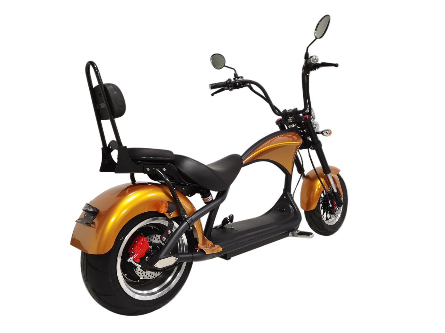 M1 2 Seater 2000W 30Ah Citycoco Electric Scooter - Gold