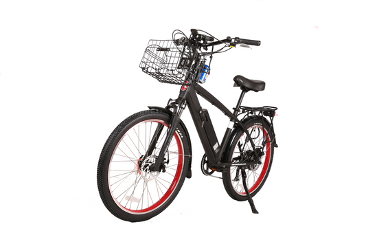 X-Treme Laguna Beach Cruiser 48 Volt Electric Bicycle-Black