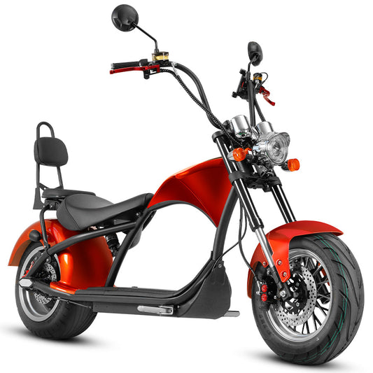 M1 2 Seater 2000W 30Ah Citycoco Electric Scooter - Orange