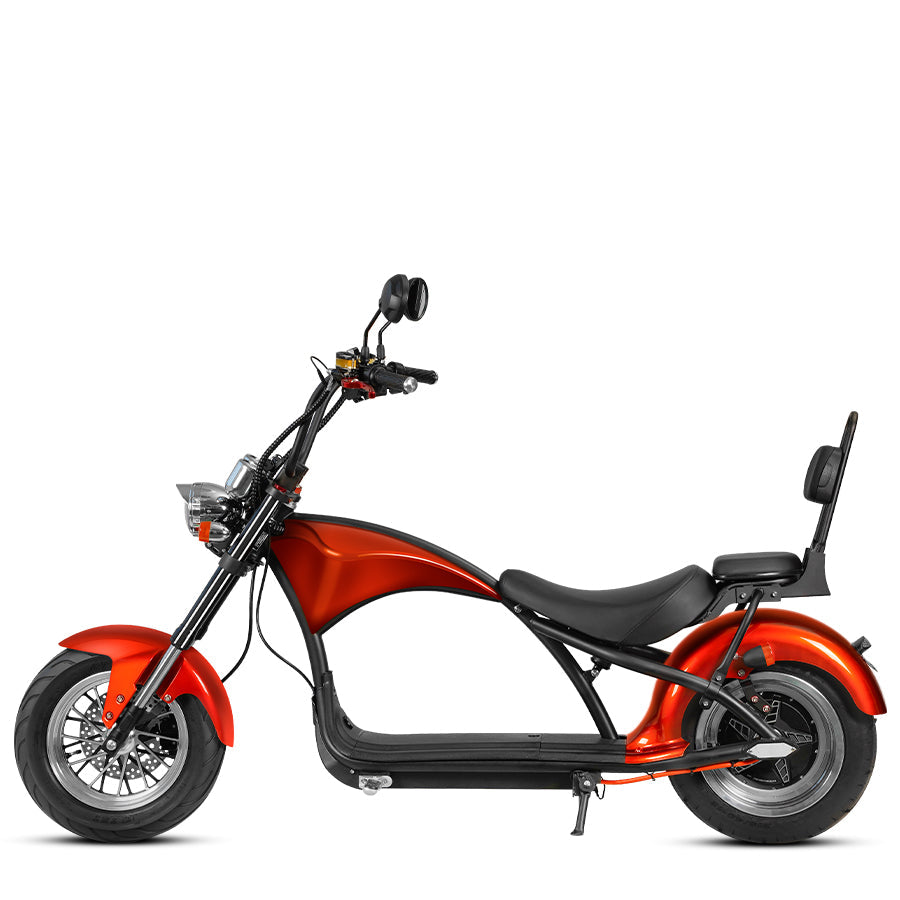M1 2 Seater 2000W 30Ah Citycoco Electric Scooter - Orange