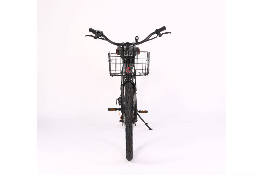 X-Treme Malibu Elite 24 Volt Beach Cruiser Electric Bike-Black