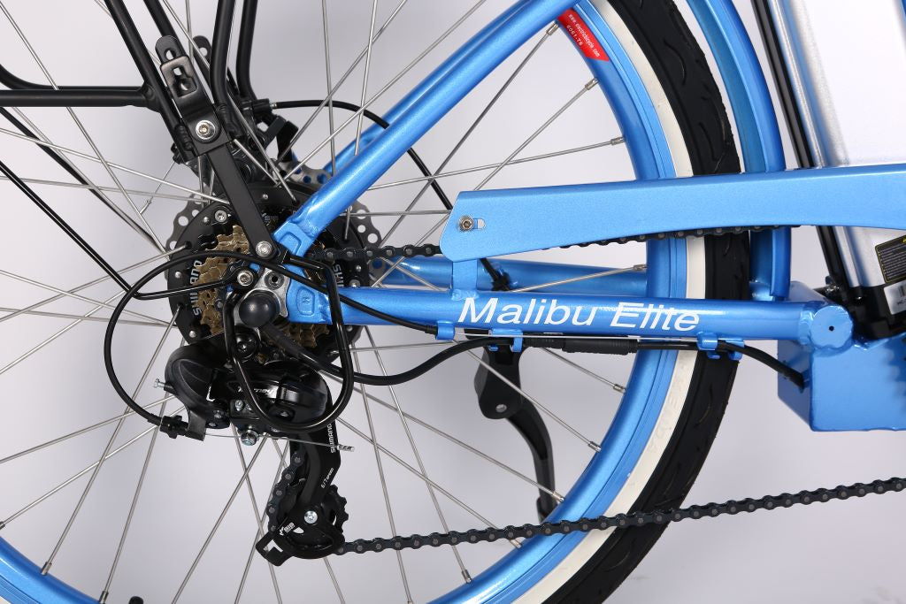 X-Treme Malibu Elite 24 Volt Beach Cruiser Electric Bike