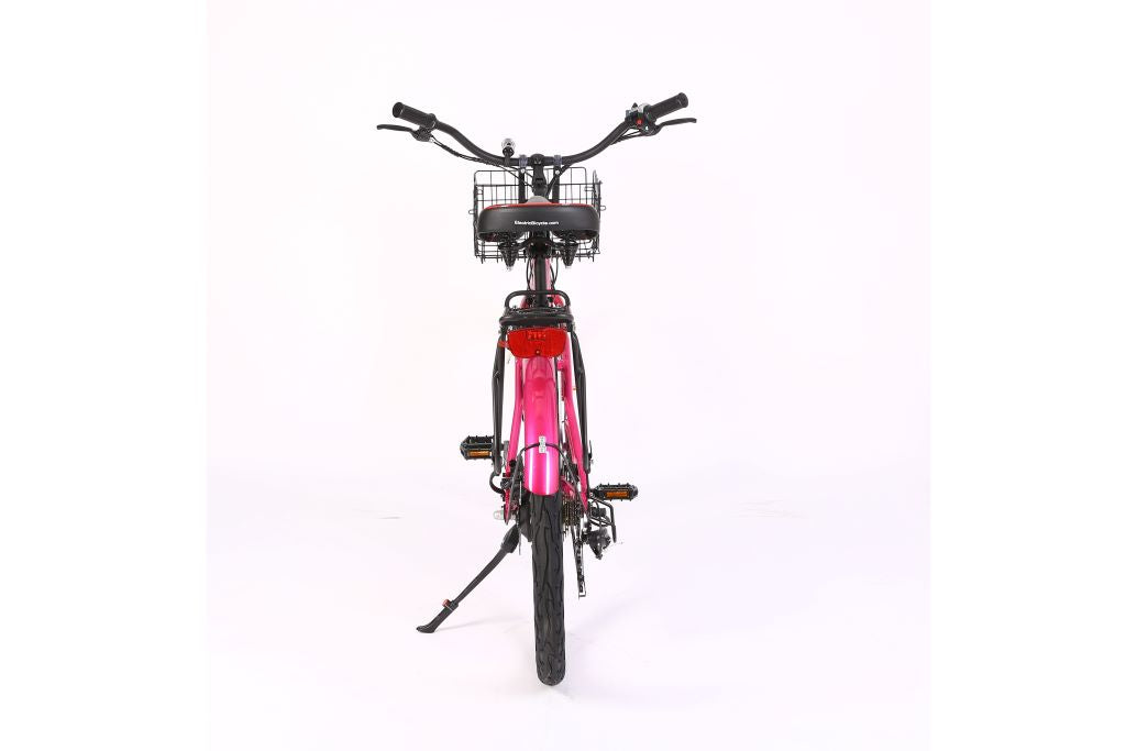 X-Treme Malibu Elite 24 Volt Beach Cruiser Electric Bike-Pink