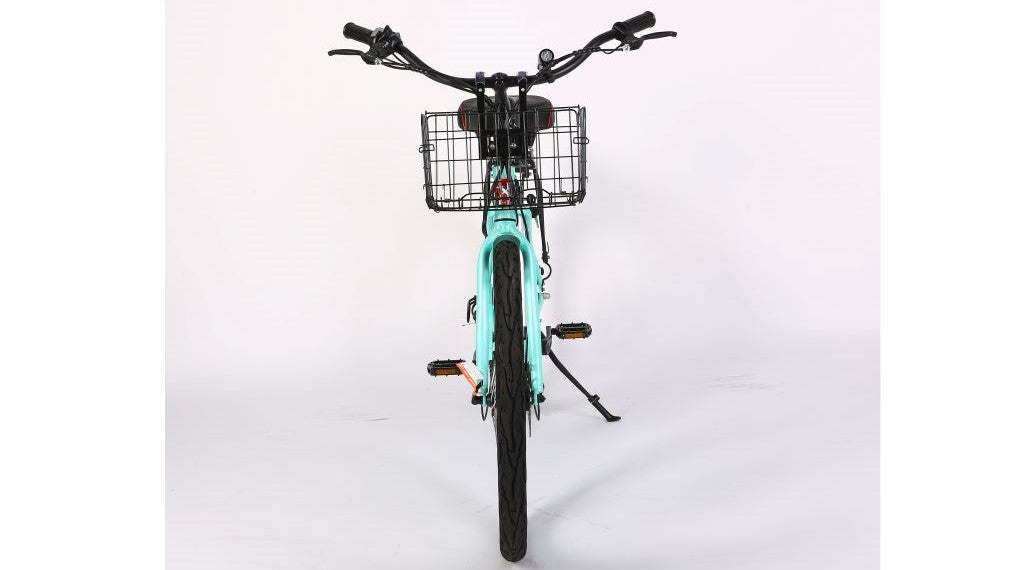 X-Treme Malibu Elite 24 Volt Beach Cruiser Electric Bike-Mint Green