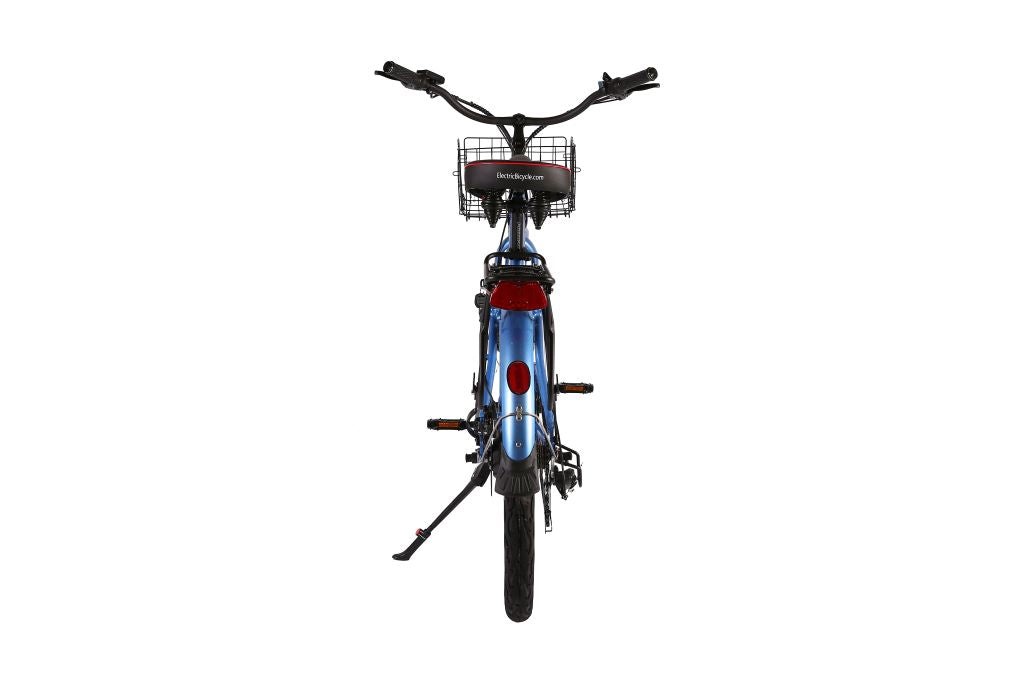X-Treme Malibu Elite Max 36 Volt Beach Cruiser Electric Bike - Baby Blue | Bike Lovers USA