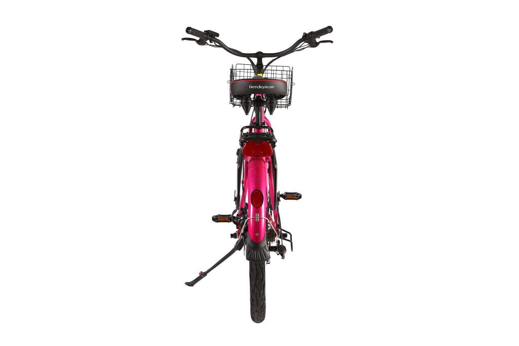 X-Treme Malibu Elite Max 36 Volt Beach Cruiser Electric Bike - Pink | Bike Lovers USA