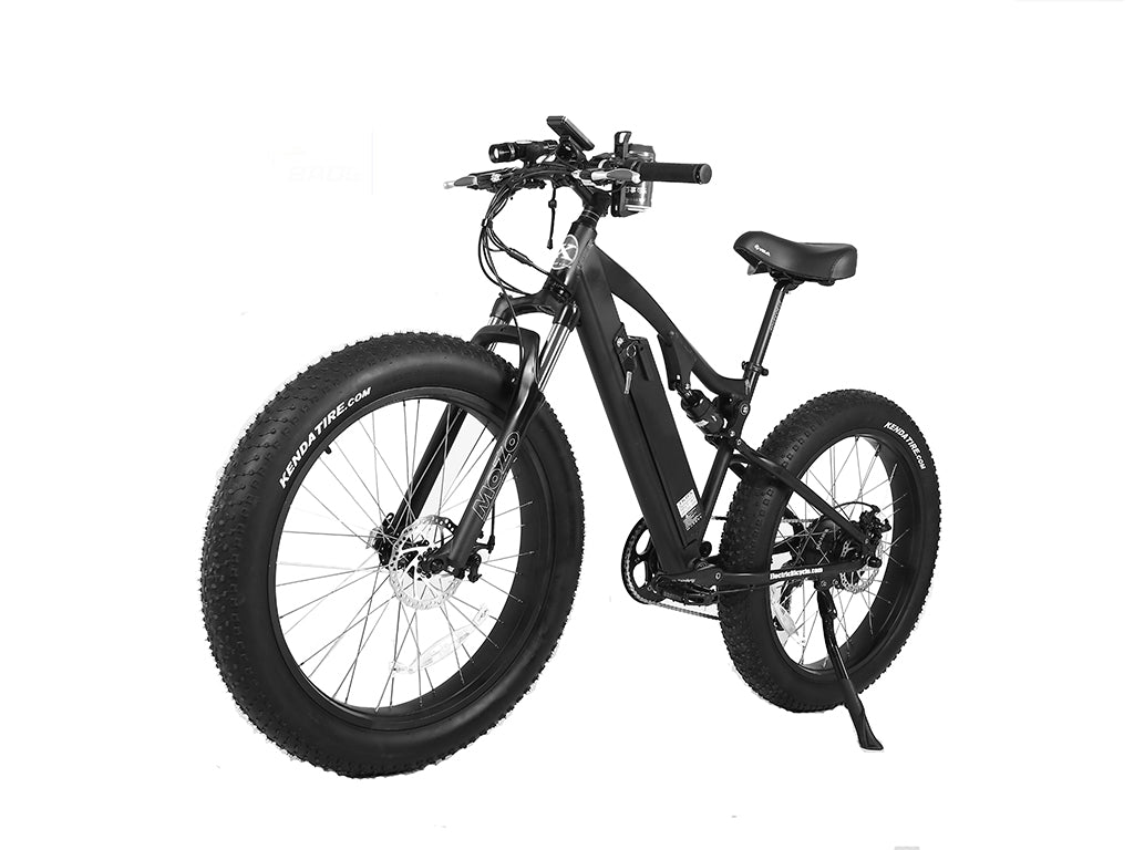 X-Treme Rocky Road 48 Volt 10 Amp Fat Tire Electric Mountain Bicycle-Black