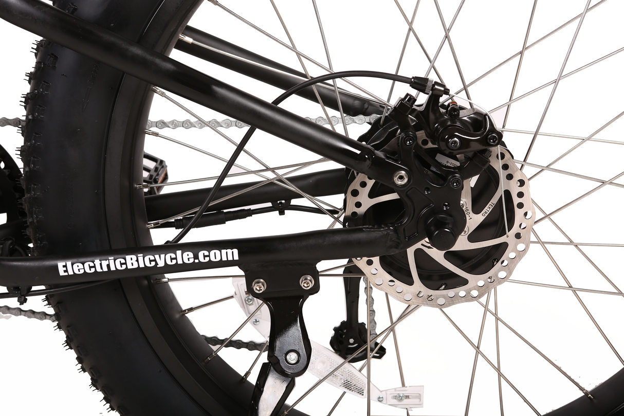 X-Treme Rocky Road 48V 17Ah Fat Tire Electric Mountain Bicycle 500W Rear Hub Motor 25 mph LiFePO4 Battery