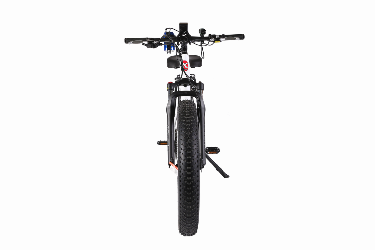 X-Treme Rocky Road 48V 17Ah Fat Tire Electric Mountain Bicycle 500W Rear Hub Motor 25 mph LiFePO4 Battery