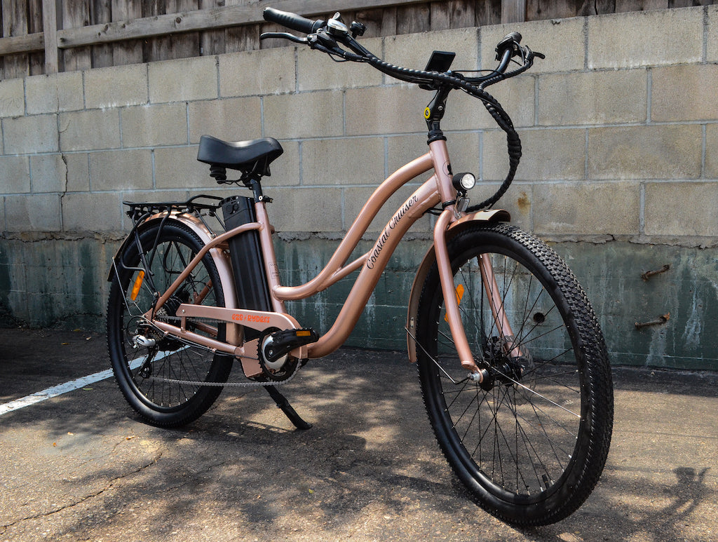 Coastal Cruiser 500w Classic Cruiser Step Thru 26x2 - Rose Gold