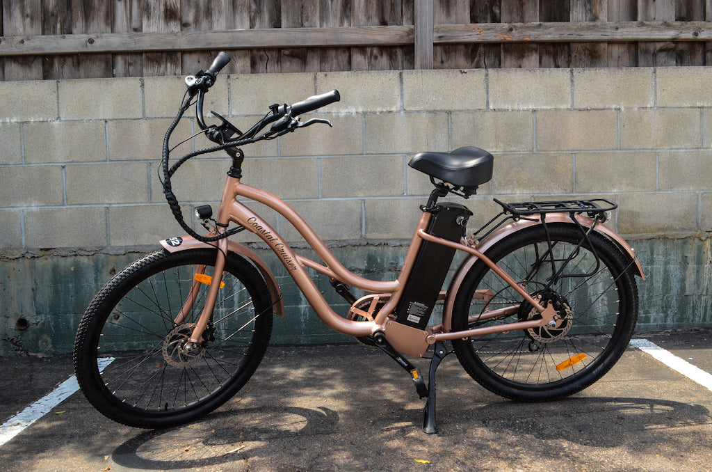 Coastal Cruiser 500w Classic Cruiser Step Thru 26x2 - Rose Gold