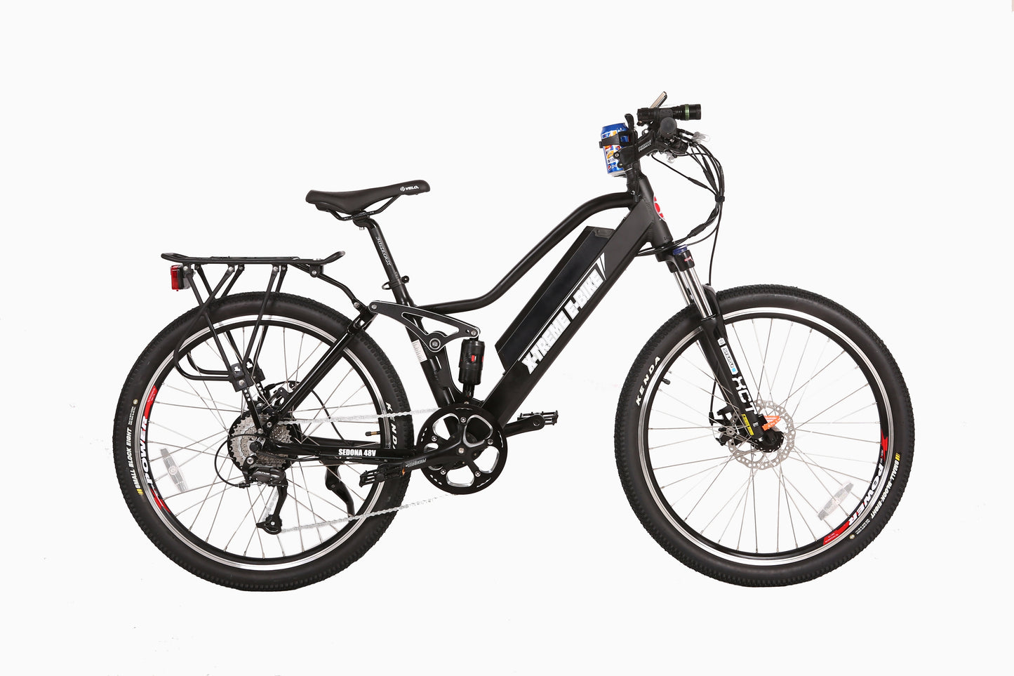 X-Treme Sedona 48 Volt Electric Step-Through Mountain Bicycle-Black