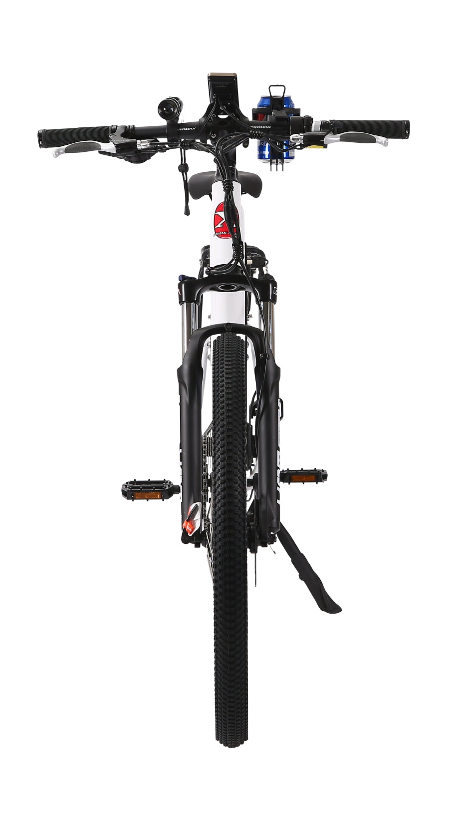 X-Treme Sedona 48 Volt Electric Step-Through Mountain Bicycle-Metallic White