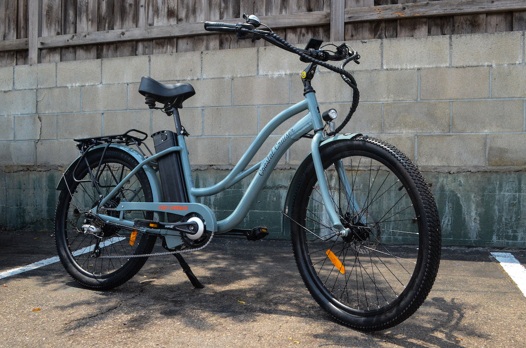 Coastal Cruiser 500w Classic Cruiser Step Thru 26x2 - Slate Grey
