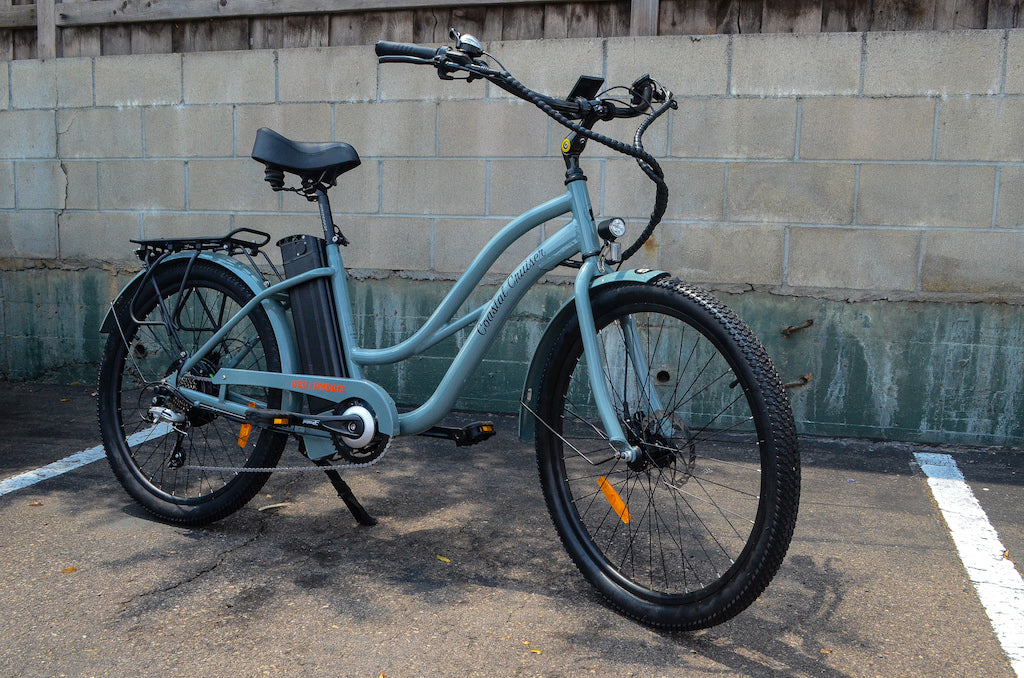 Coastal Cruiser 500w Classic Cruiser Step Thru 26x2 - Slate Grey