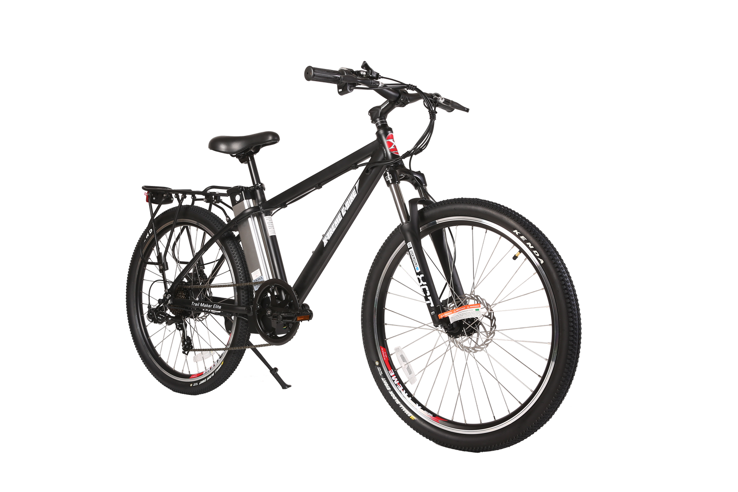 X-Treme Trail Maker Elite 24 Volt Electric Mountain Bike-Black