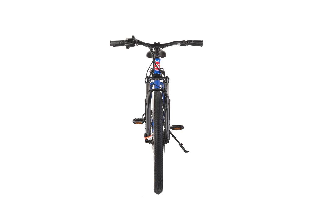 X-Treme Trail Maker Elite 24 Volt Electric Mountain Bike-Metallic Blue