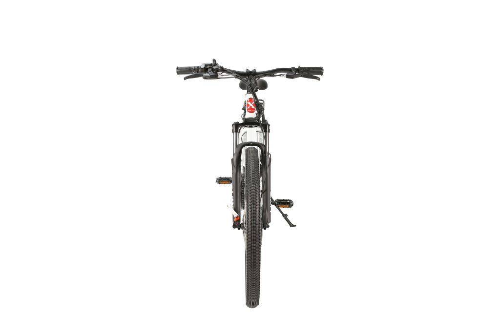 X-Treme Trail Maker Elite 24 Volt Electric Mountain Bike-WHITE