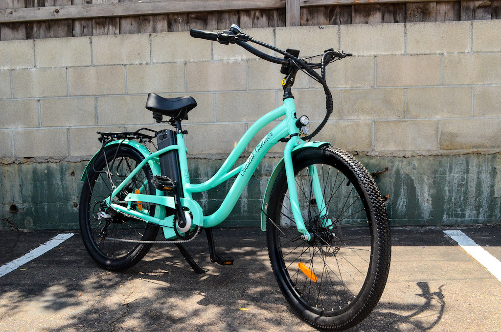 Coastal Cruiser 500w Classic Cruiser Step Thru 26x2 - Teal