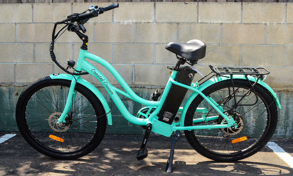 Coastal Cruiser 500w Classic Cruiser Step Thru 26x2 - Teal