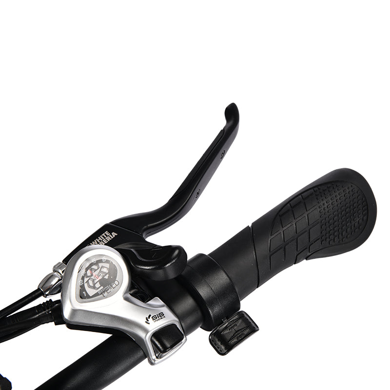 HM-1 Fat Tire Moped Style Electric Bike - Black