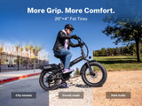 Heybike Mars 2.5 Folding Fat Tire Electric Bike – 750W, 28 MPH, 45-Mile Range