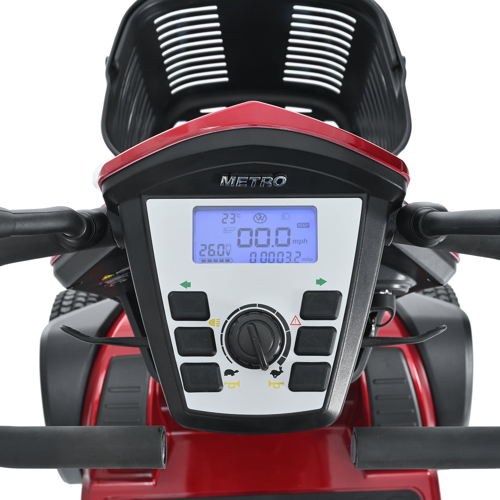 Metro S500 Mobility Scooter - Red | Bike Lover USA | Metro Mobility