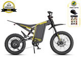 Jasion Patrol 52 Electric Dirt Bike – 4000W, 40 MPH, 52V 30Ah Battery, 50-Mile Range